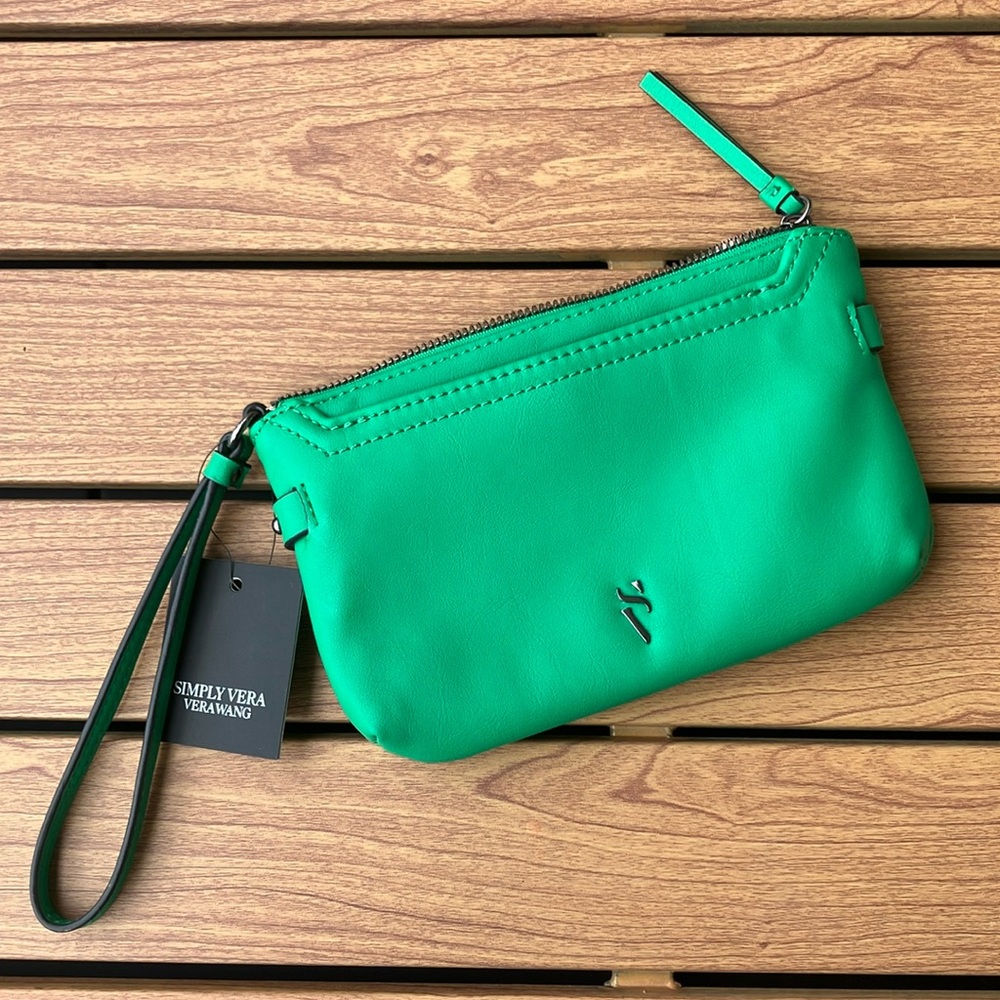 Simply Vera Vera Wang Green Wristlet
